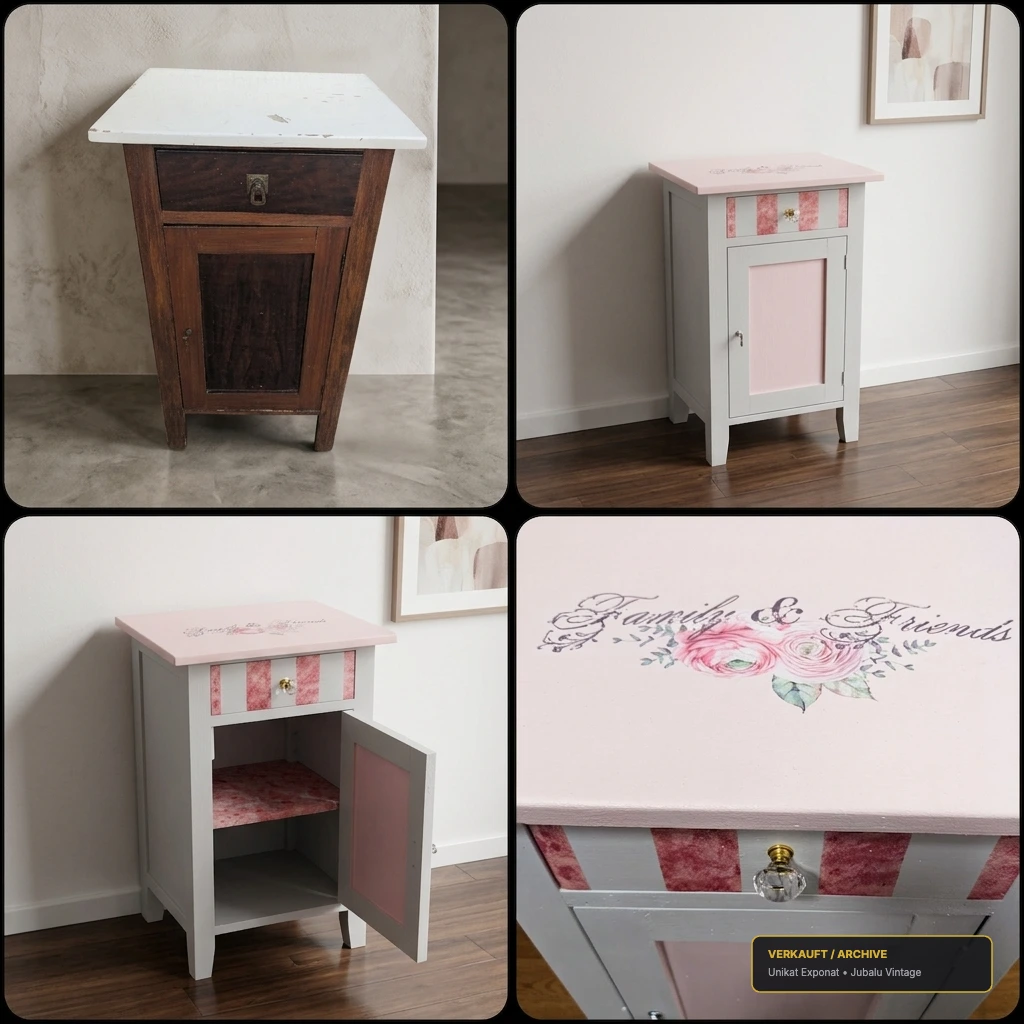 Nachttisch 'Charming Rose'