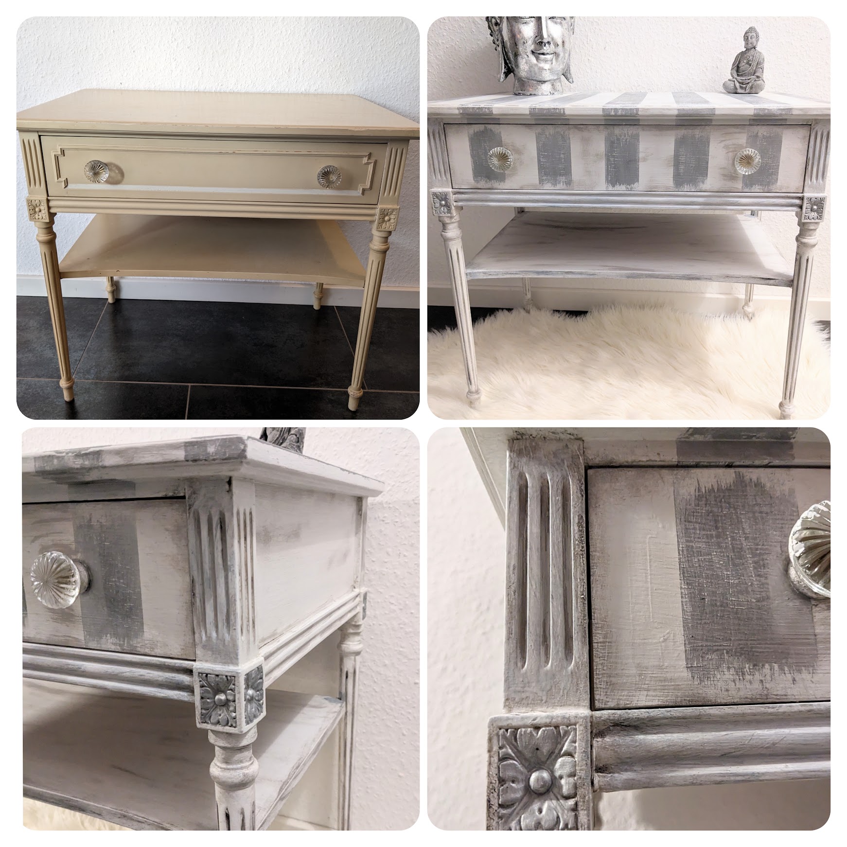 Nordic Shabby Chic Beistelltisch